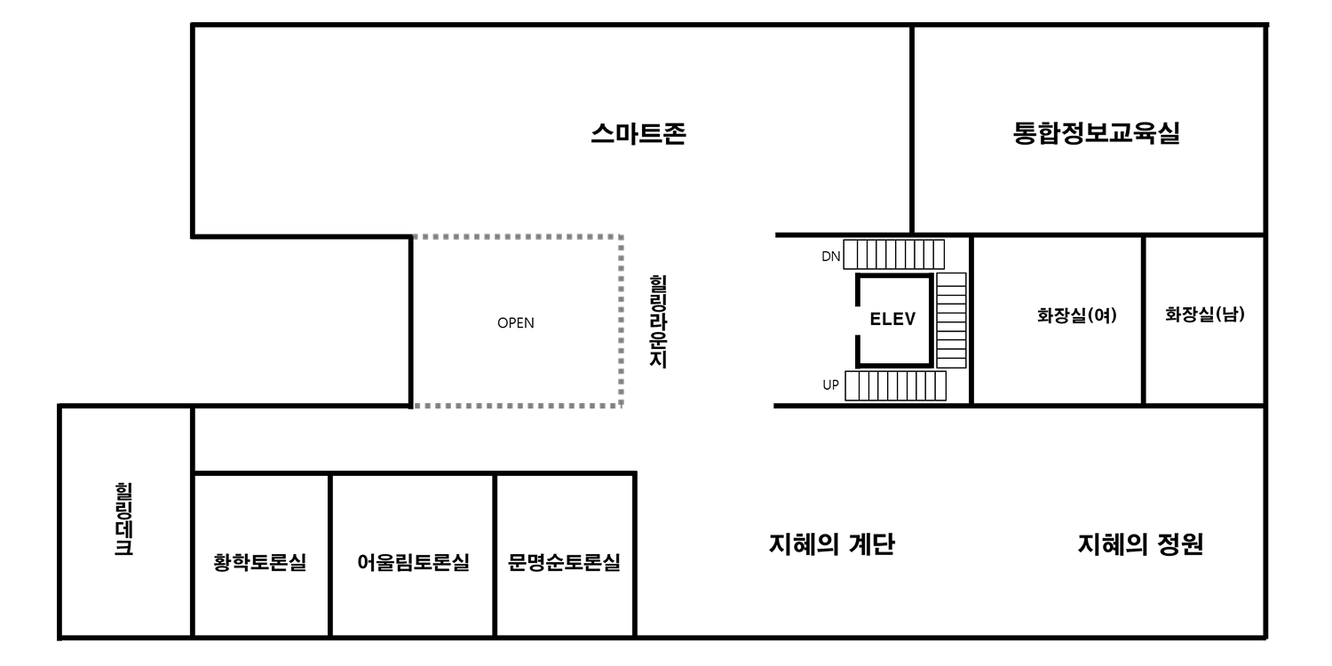 전주교육대학교 도서관 2층